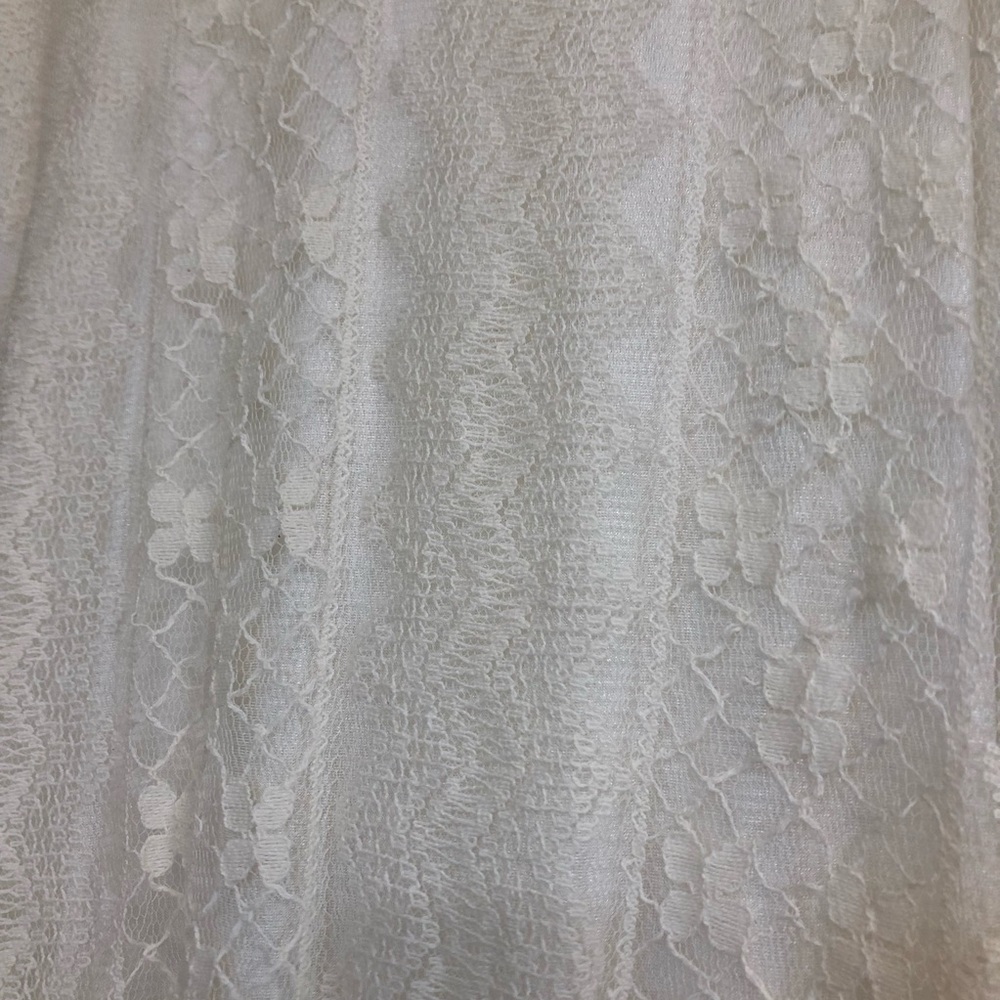 Lace white shirt